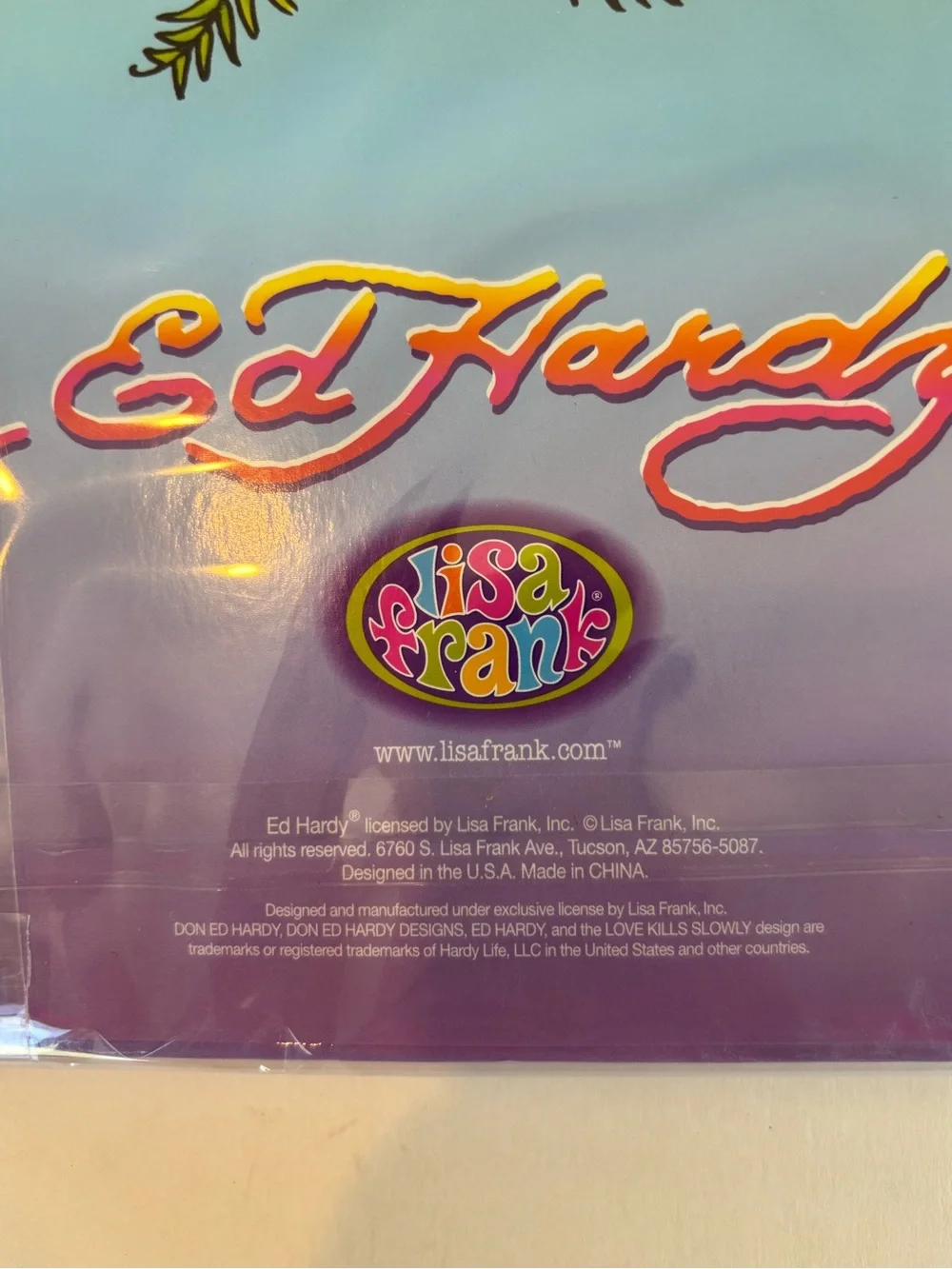 Ed Hardy Lisa Frank Tropical Koi Fish Dry Erase Board NEW Marker Magnets Y2K
